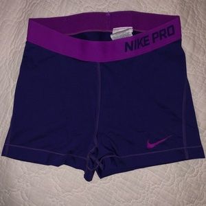 Like New Purple Nike Pros
